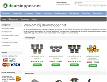 Tablet Screenshot of deurstopper.net